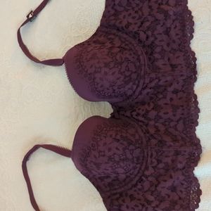 Victoria's Secret Purple Lace Bustier